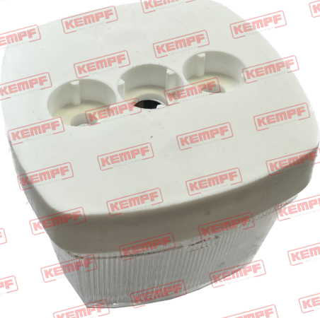 23839 Kempf Lichtscheibe, weiß, eckig, 62x62x46mm